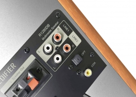 Boxe Edifier R1280DB Brown / 42W RMS / Audio in: 2x RCA / optical / coaxial / AUX / remote control / wooden / (4”+1/2') thumbnav 3