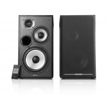 Edifier R2750DB (Bluetooth) Black, 2.0/ 136W (2x68W) RMS, Three-amping, Hi-Fi, Audio in: Bluetooth, two digital (Optical, Coaxial) & two analog (RCA), remote control, wooden, (6.5”+4”+3/4”) thumbnav 2