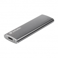 M.2 External SSD 480GB  Verbatim Vx500 USB 3.1 Gen 2, Sequential Read/Write: up to 500/430 MB/s, Windows®, Mac, PS4 and Xbox One compatible, Light, Portable, Durable, Ultra-compact aluminum housing, Low power consumption thumbnav 1