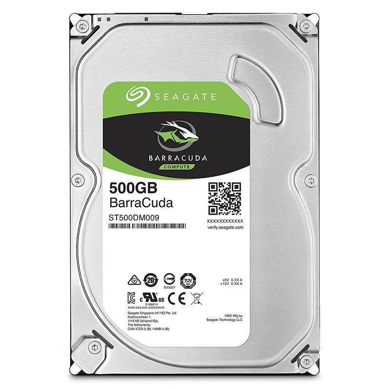 3.5" HDD 500GB  Seagate ST500DM009 Barracuda® Compute, 7200rpm, 32MB, SATAIII, NP photo 1