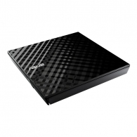 External DVDRW Drive ASUS ZenDrive SDRW-08D2S-U LITE, Portable Slim 14mm, Super-Multi DVDR+8x/-8x, RW+8x/-6x, DL+6x/-6x, M-DISC support for lifetime data backup, USB 2.0, Black, Retail thumbnav 2