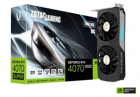 Видеокарта ZOTAC GeForce RTX 4070 SUPER Twin Edge OC / 12GB / GDDR6X / 192bit thumbnav 1