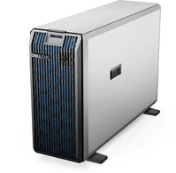Dell PowerEdge T350 Tower, 1 x Intel Xeon E-2314 (2.8GHz, 8M, 4C/4T, 65W), 1x16GB UDIMM DDR4 RAM, 2TB HDD SATA 7.2K (Chassis 8x3.5” Hot-Plug HDD), PERC H355, iDRAC9 Basic, On-Board LOM, TPM 2.0 V3, Single Hot-Plug 700W PSU Titanium, thumbnav 1