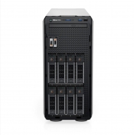 Dell PowerEdge T350 Tower, 1 x Intel Xeon E-2314 (2.8GHz, 8M, 4C/4T, 65W), 1x16GB UDIMM DDR4 RAM, 2TB HDD SATA 7.2K (Chassis 8x3.5” Hot-Plug HDD), PERC H355, iDRAC9 Basic, On-Board LOM, TPM 2.0 V3, Single Hot-Plug 700W PSU Titanium, thumbnav 3