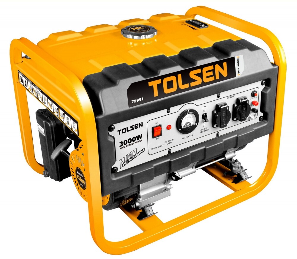 Generator electric pe benzina 3000W Tolsen photo 1