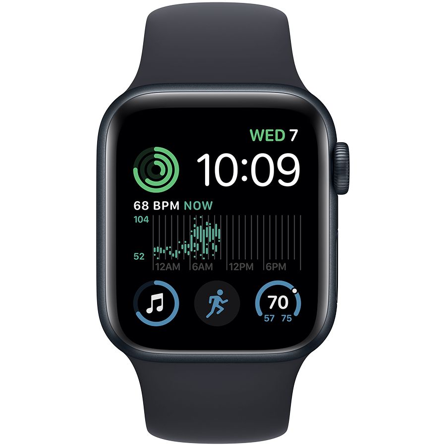 Smart watch Apple Watch SE 2 GPS 40mm Midnight Aluminium Case with Midnight Sport Band - Regular (MNJT3RB/A) 1 GB 1.57 photo 2