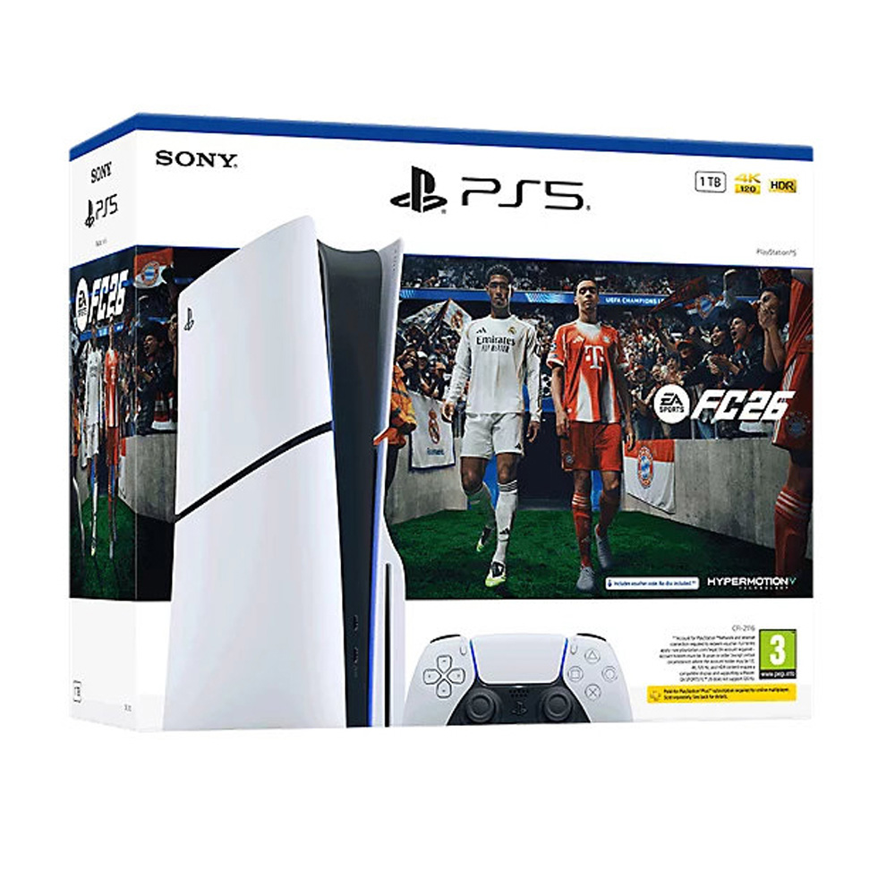 Игровая приставка Sony Playstation 5 Slim Disc Edition + EA Sports FC 26 1 TB E Chassis photo 2