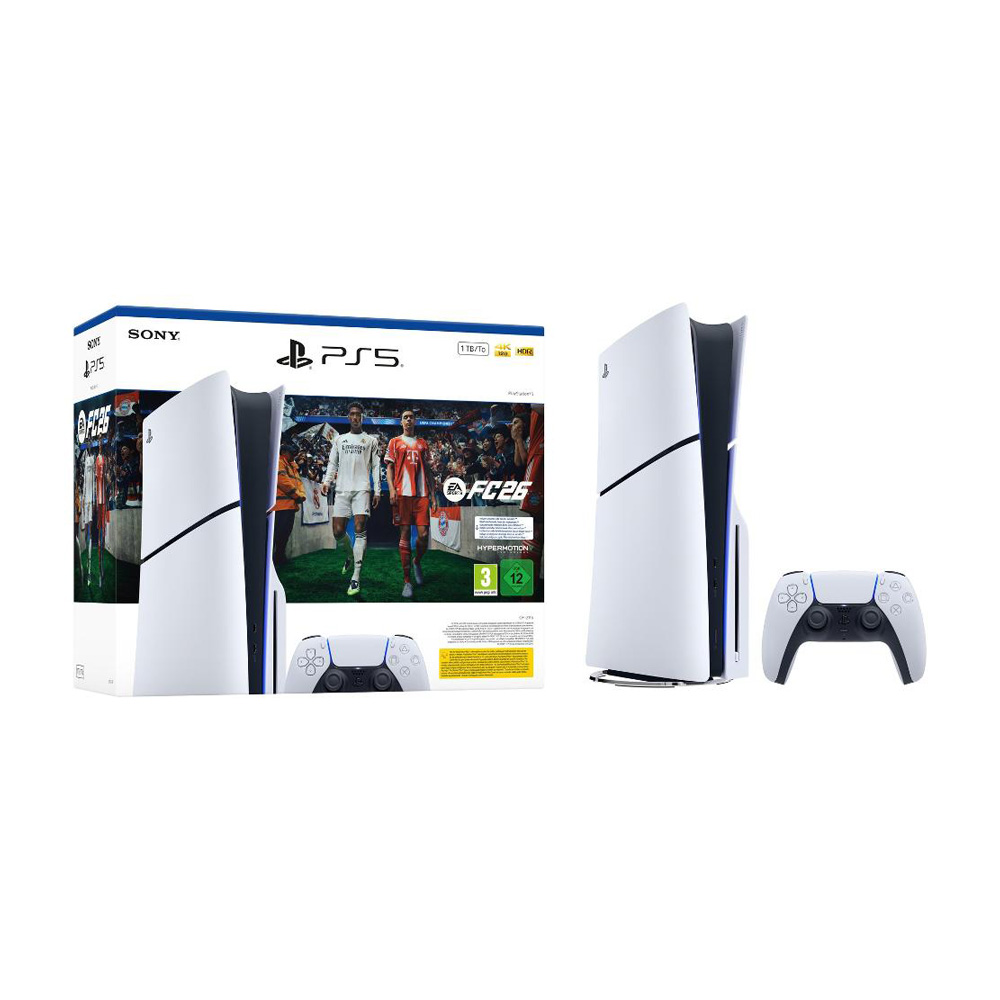 Игровая приставка Sony Playstation 5 Slim Disc Edition + EA Sports FC 26 1 TB E Chassis photo 7