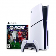 Игровая приставка Sony Playstation 5 Slim Disc Edition + EA Sports FC 26 1 TB E Chassis thumbnav 1
