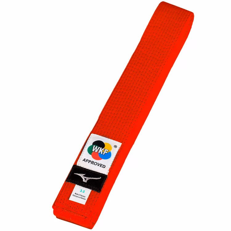 Пояс каратэ Mizuno WKF red belt RB 