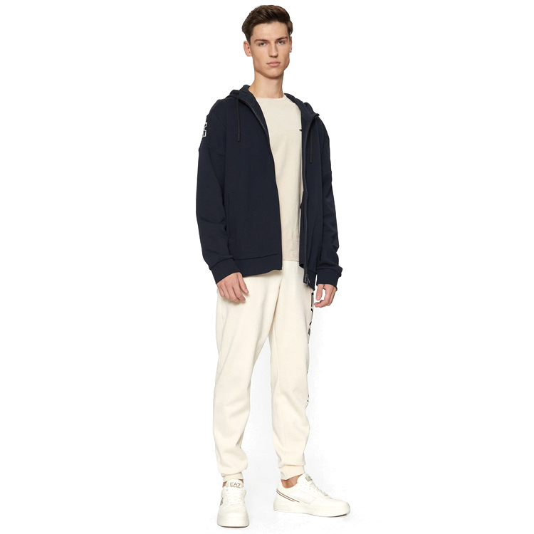Hanorac pt bărbați EA7 EMPORIO ARMANI JERSEYWEAR XXXL Albastru photo 3