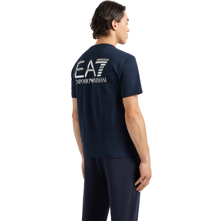 Tricou bărbătesc EA7 EMPORIO ARMANI T-Shirt S Albastru photo 4