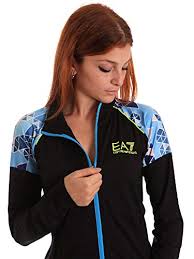 Costum sportiv EA7 EMPORIO ARMANI JERSEY TRACKSUIT / Femei / L / Negru photo 3