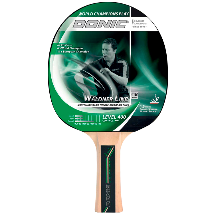 Paleta p/u tenis de masa Donic Waldner 400 photo Paleta p/u tenis de masa Donic Waldner 400 photo