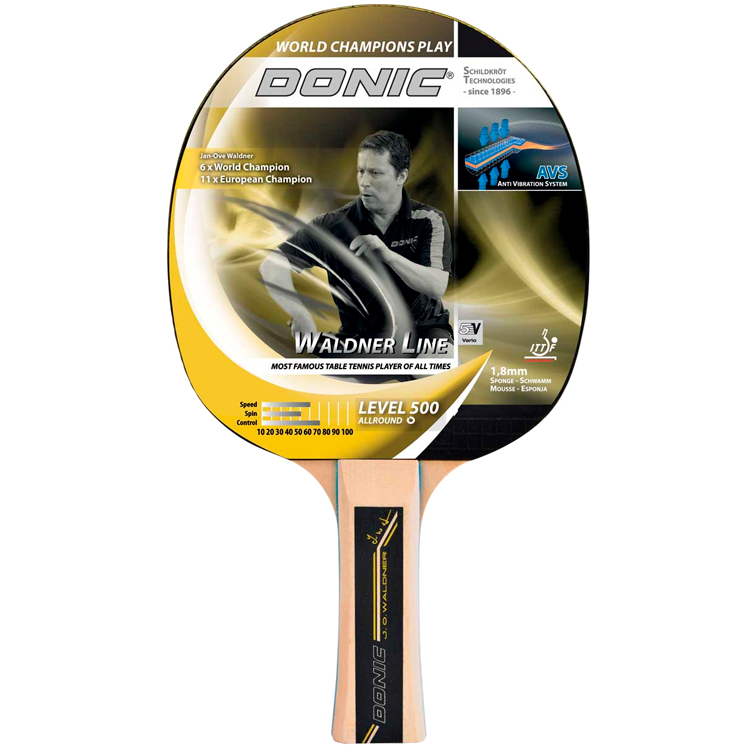 Paleta p/u tenis de masa Donic Waldner 500 photo Paleta p/u tenis de masa Donic Waldner 500 photo