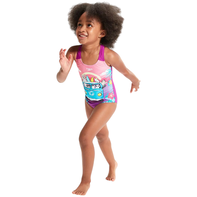 Купальник Speedo DIGI PLMT ALV 1PC IF / Женский / 2 / Розовый/Фиолетовый photo 3