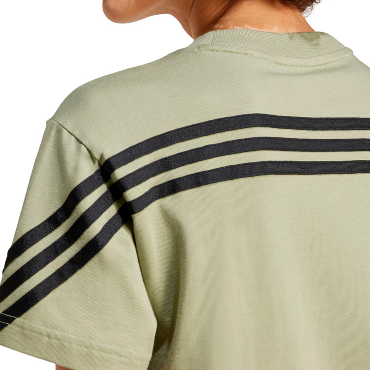 Футболка Adidas W FI 3S TEE XXS Зелёный Женский photo 2