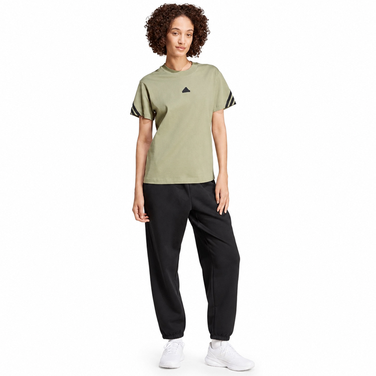 Футболка Adidas W FI 3S TEE XXS Зелёный Женский photo 4