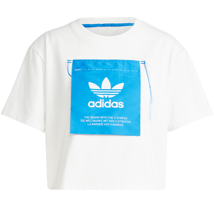 Tricou Adidas KSENIA GFX TEE XXS Alb Femei photo 3
