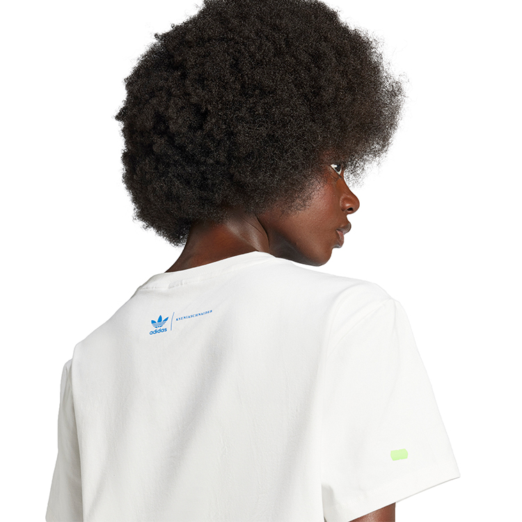 Tricou Adidas KSENIA GFX TEE XXS Alb Femei photo 5