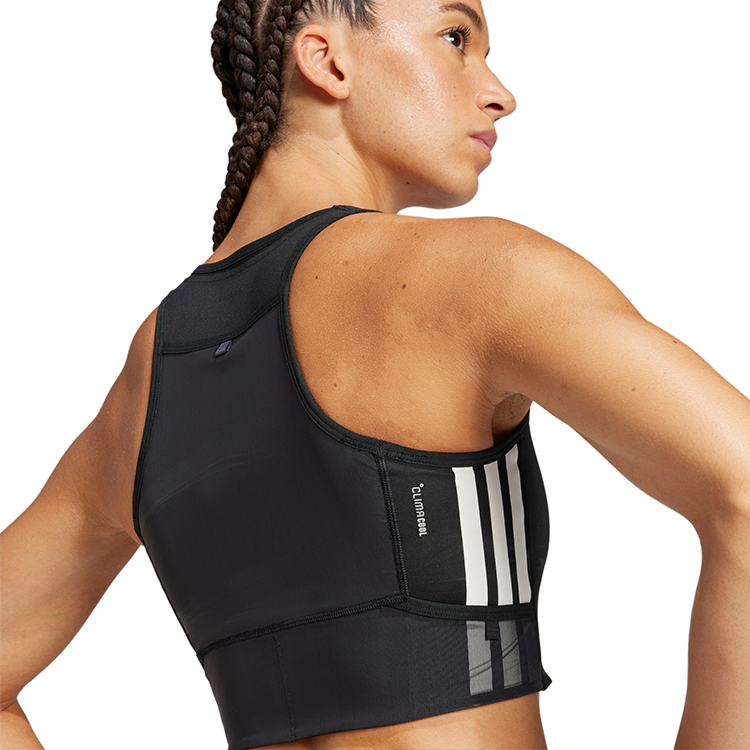 Maiou Adidas ADIZERO CROP W XS Negru Femei photo 4