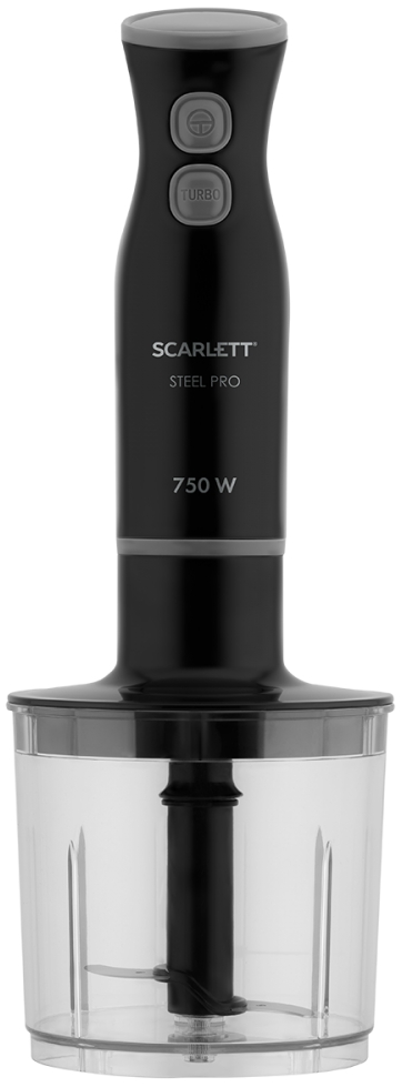 Blender Submersibil Scarlett SCHB42F62 Negru / 2 viteze / 700 ml photo 4