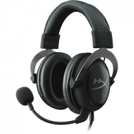 Headset HyperX Cloud II, Metal, Solid aluminium build, Microphone: detachable, USB Surround Sound 7.1, Frequency response: 15Hz–25,000 Hz, Cable length:1m+2m extension, 3.5 jack, Pure Hi-Fi capable, Braided cable, Mesh bag