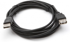 Cable Extension USB2.0 SVEN USB2.0 Am-Af, 5 m, A-plug A-socket, Black thumbnav 1
