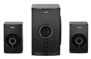 Boxe 2.1 SVEN MS-307/ 40W RMS / Bluetooth / FM-tune / USB Flash / SD card / Black thumbnav 2