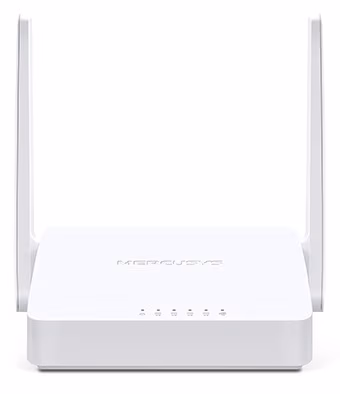 MERCUSYS MW305R N300 Wireless Router, 300Mbps on 2.4GHz, 802.11n/b/g, 1 WAN + 4 LAN, 2 fixed antennas