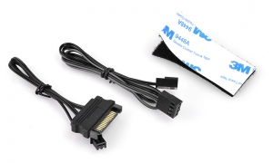 DEEPCOOL "FH-10", 10 port fan hub, 80x46x15mm, 4PINx10, 1xSATA Power Input, 12VDC (FH-10 is an integrated fan hub capable of powering up to 10 PWM fans (3-pin or 4-pin PWM) while occupying only one motherboard fan header.) thumbnav 2