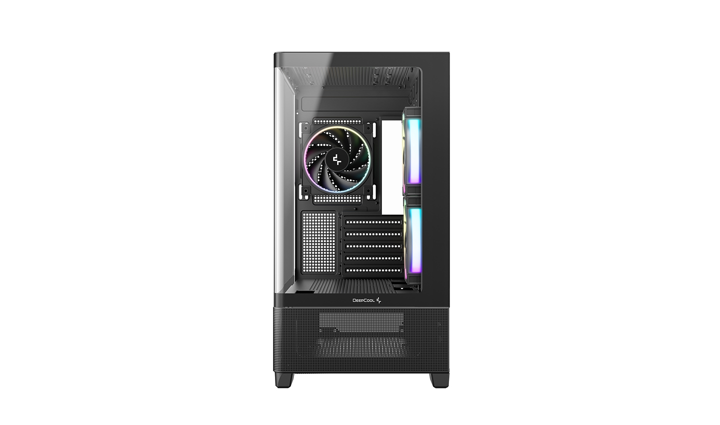 Carcasa DEEPCOOL CG380U 3F / w/oPSU / Side panel / 3x 120mm / ATX photo 2