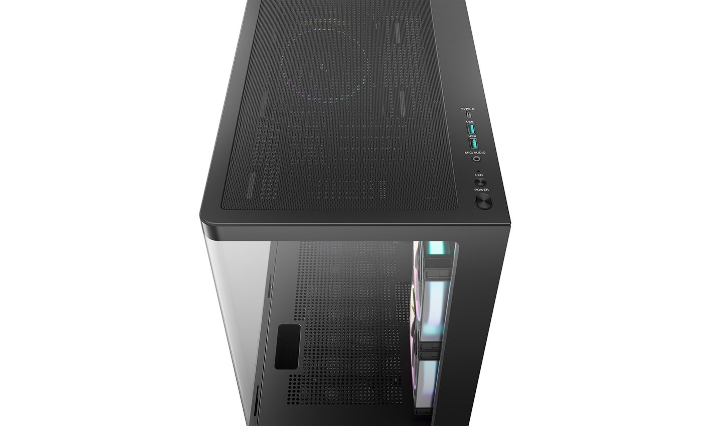 Carcasa DEEPCOOL CG380U 3F / w/oPSU / Side panel / 3x 120mm / ATX photo 5