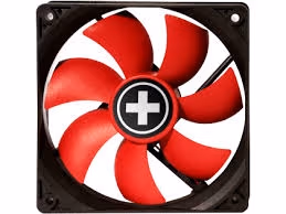 80mm Case Fan - XILENCE XPF80.R.PWM Fan, Performance C, 80x80x25mm, 800-1800 rpm, < 20dBa, 21.8CFM, hydro bearing, 4Pin with PWM, Black/Red