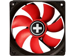 80mm Case Fan - XILENCE XPF80.R.PWM Fan, Performance C, 80x80x25mm, 800-1800 rpm, < 20dBa, 21.8CFM, hydro bearing, 4Pin with PWM, Black/Red