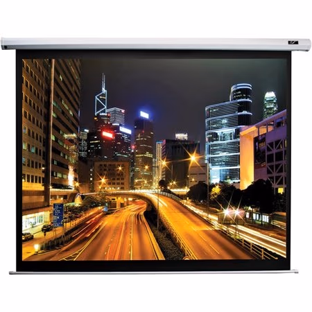 Elite Screens 125” (16:9) 277 x 156 cm, Electric Projection Screen, Spectrum Series with IR/Low Voltage 3-way wall box, Black 