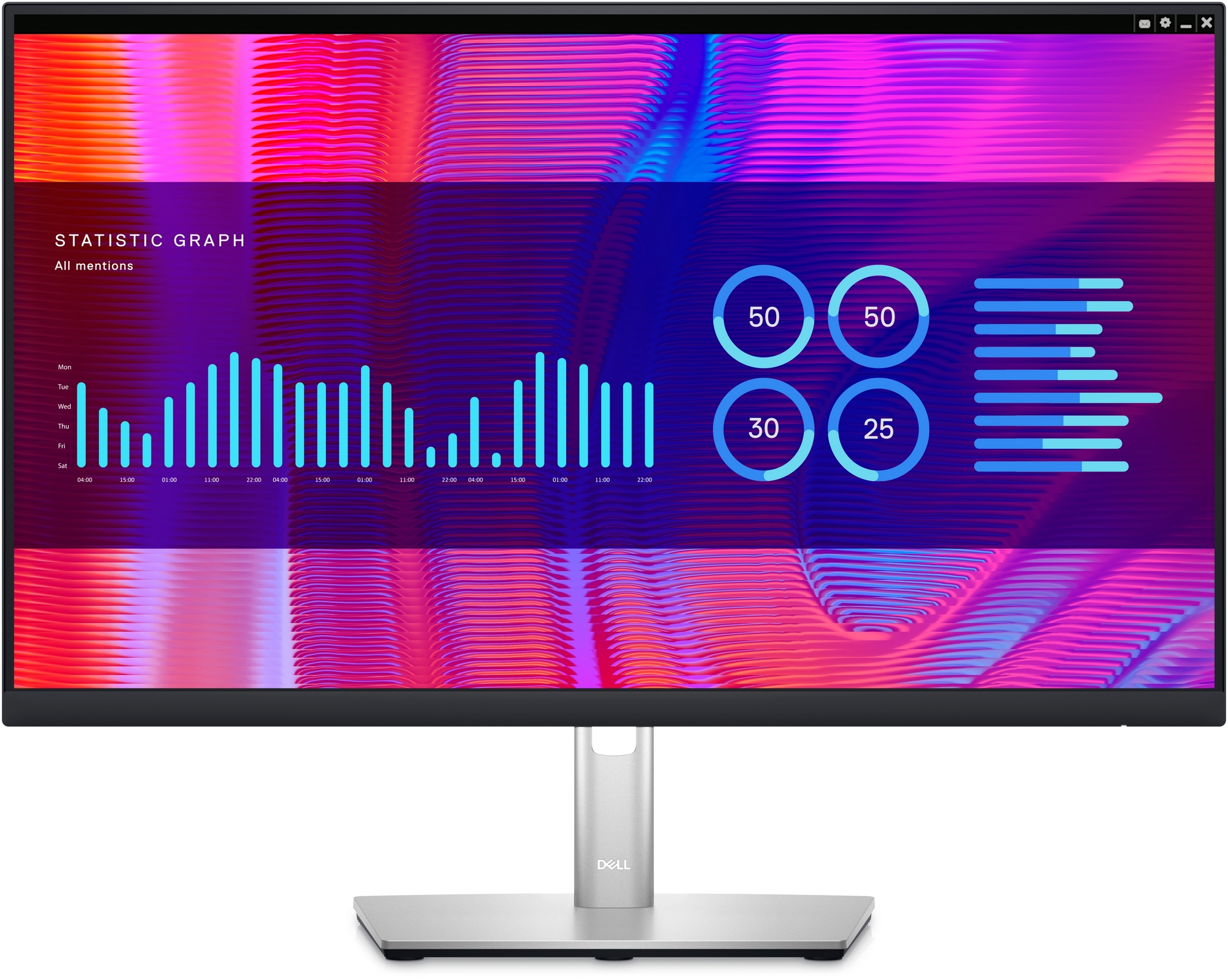 23.8" Монитор DELL P2423DE / 5ms / 2K / Black/Silver photo 1