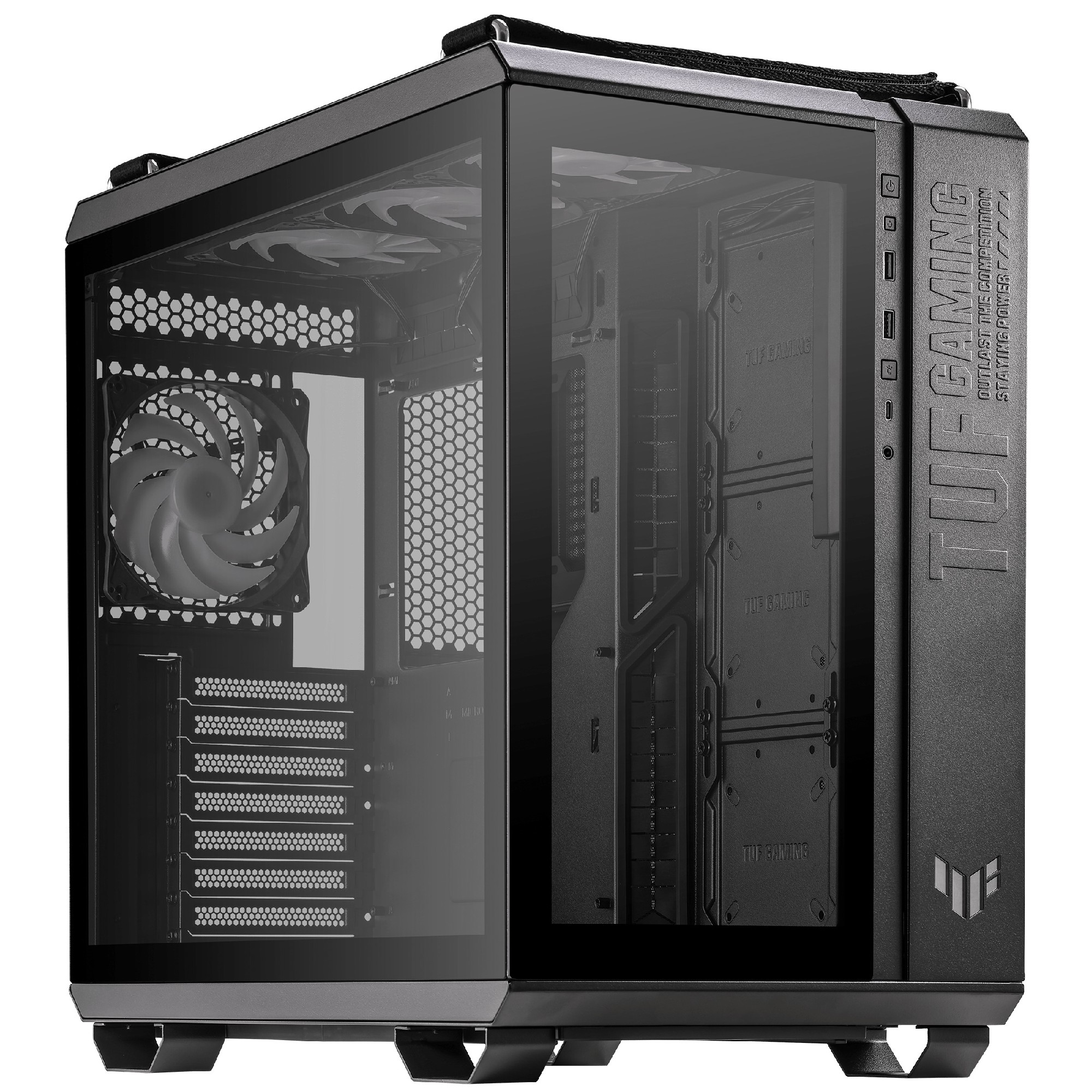 Carcasa ASUS TUF GAMING TG GT502 PLUS / no PSU / ATX / Black photo 1
