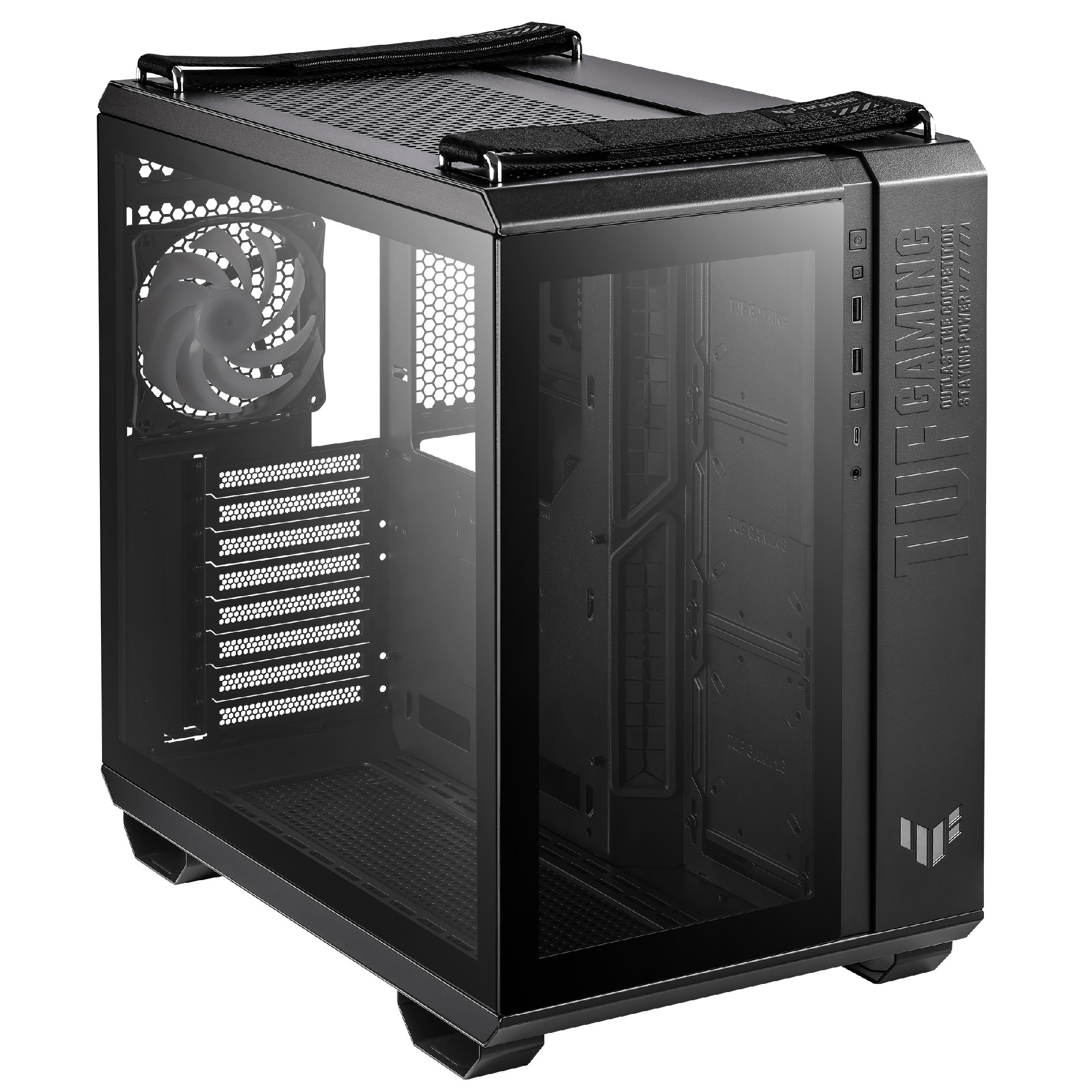 Carcasa ASUS TUF GAMING TG GT502 PLUS / no PSU / ATX / Black photo 2