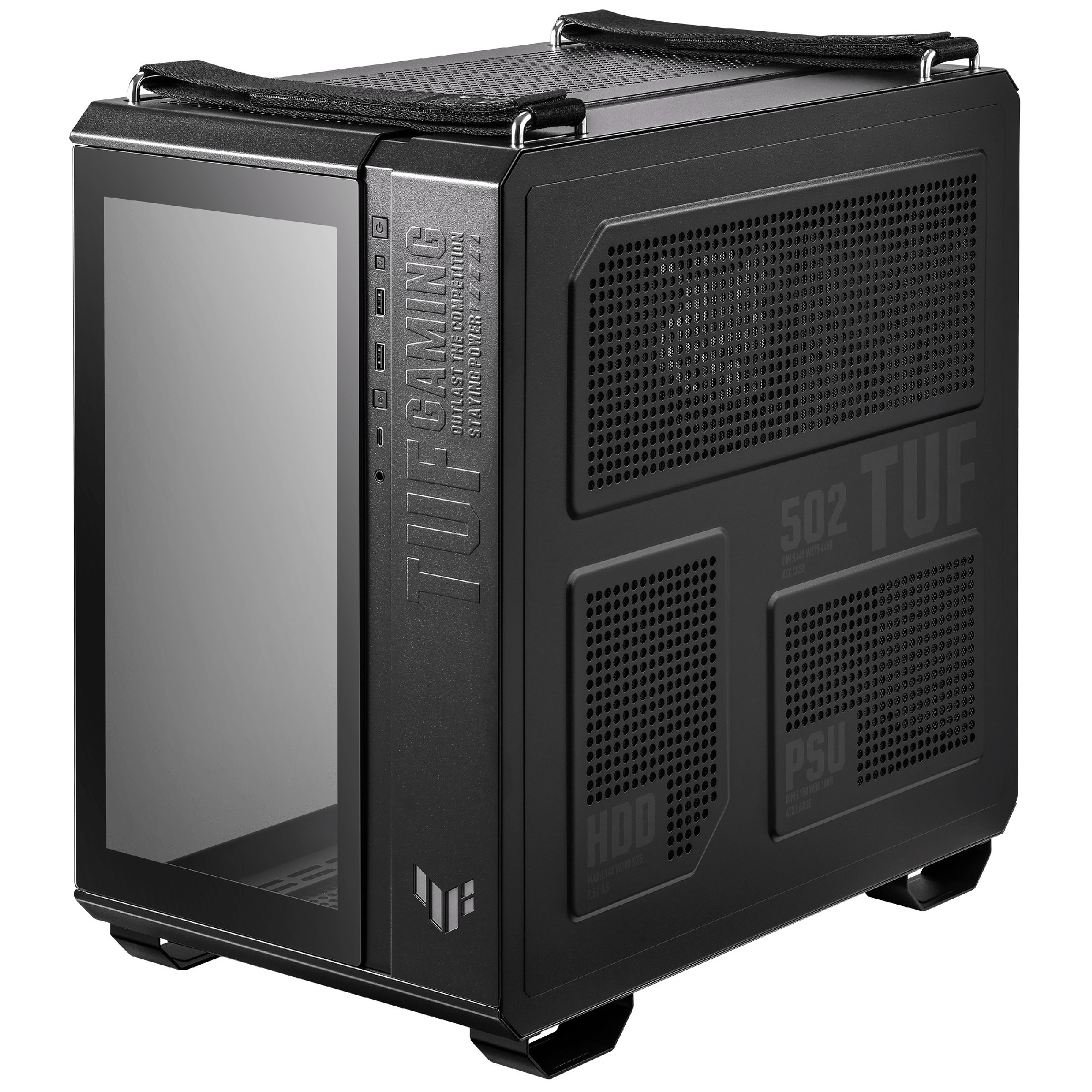 Carcasa ASUS TUF GAMING TG GT502 PLUS / no PSU / ATX / Black photo 3