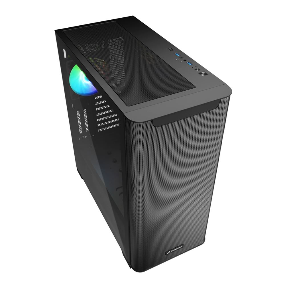 Calculator ATOL PC1080MP - Gamer #5/ Intel Core i3-13100/ 16GB/ 5.0GB SSD/ RTX3050/ Black photo 2