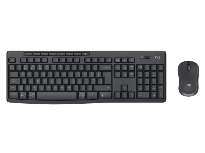 Tastatura si Mouse Wireless Logitech MK370 Combo for Business, Graphite