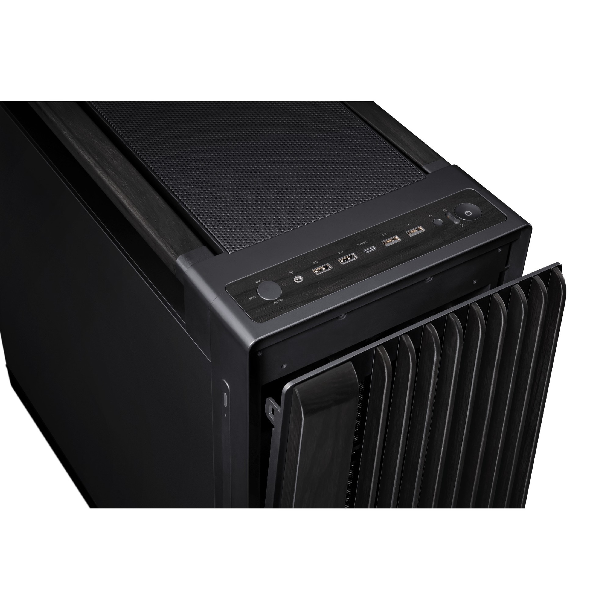 Carcasa ASUS ProArt PA602 Wood Edition/ no PSU / 2x220mm, 1x140mm fan/ EATX/ Black photo 6