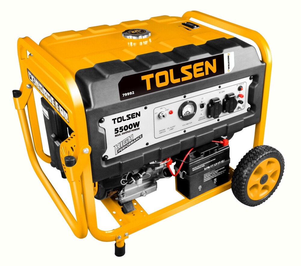 Генератор бензиновый 5500W Tolsen photo 1 Генератор бензиновый 5500W Tolsen photo 1