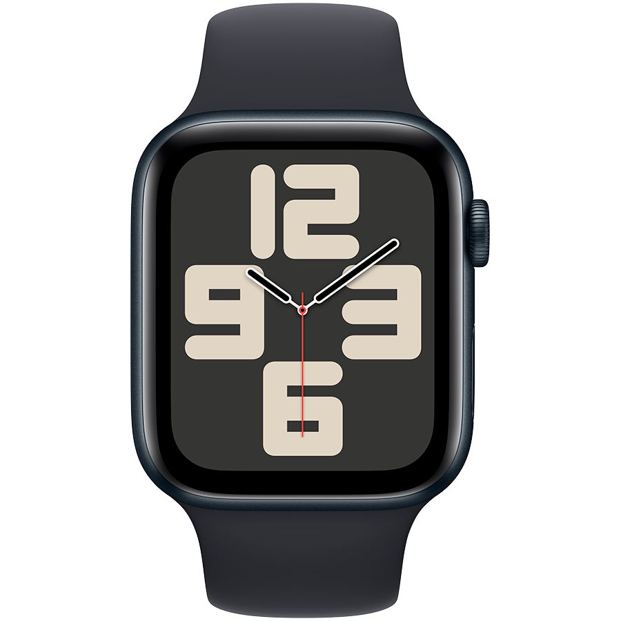 Smart watch Apple Watch SE GPS 44mm Midnight Aluminium Case with Midnight Sport Band - M/L (MRE93QR/A) 1 GB 1.78 photo 2