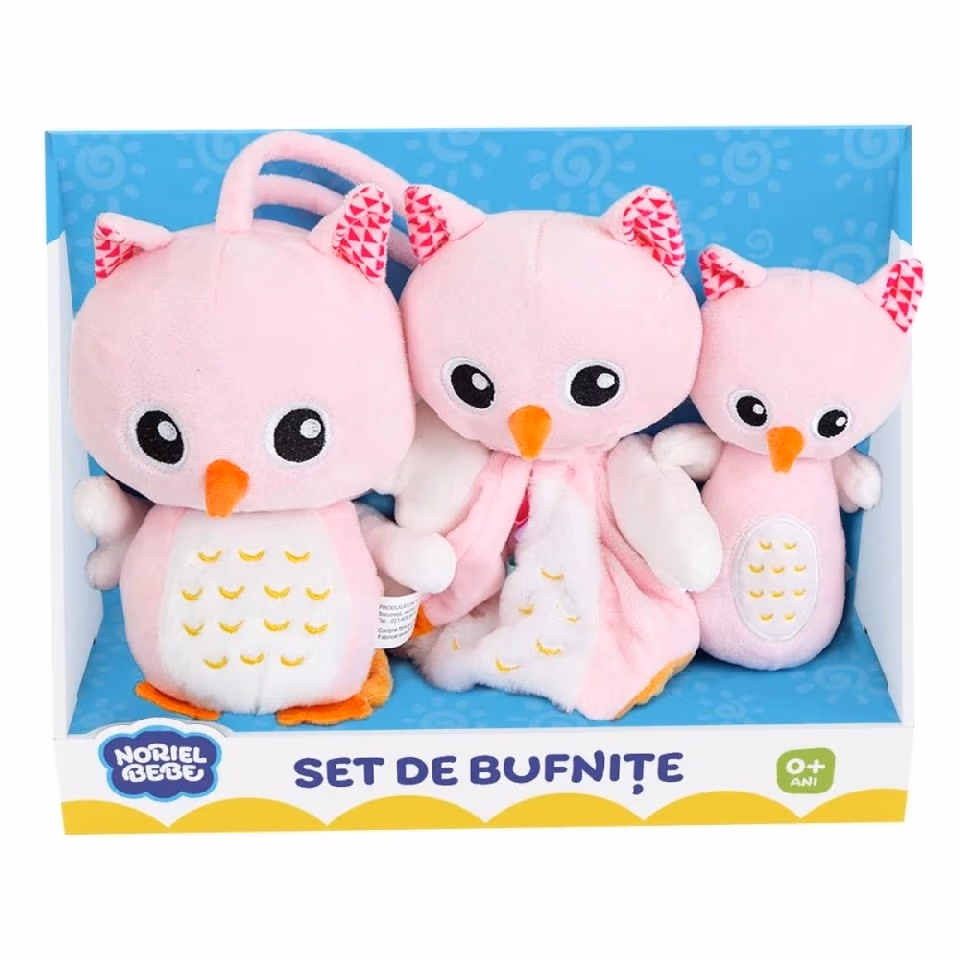 Noriel INT6382 Noriel Bebe - Bufnitele Prietenoase Roz