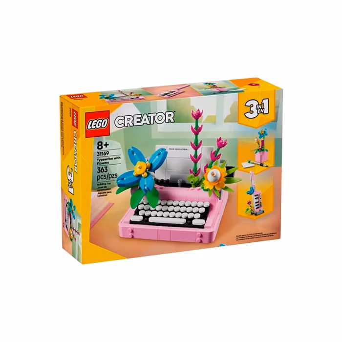 Lego Creator 3-в-1 Печатная машинка с цветами 31169