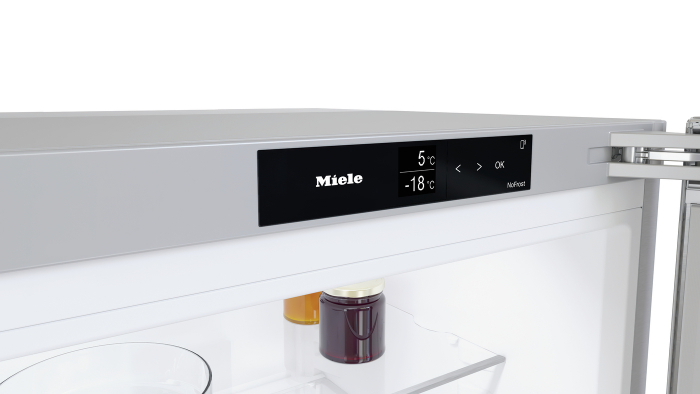 Холодильник двухдверный Miele KFN4795CDbb / 371 л / 201.5 см / C / Черный photo 6