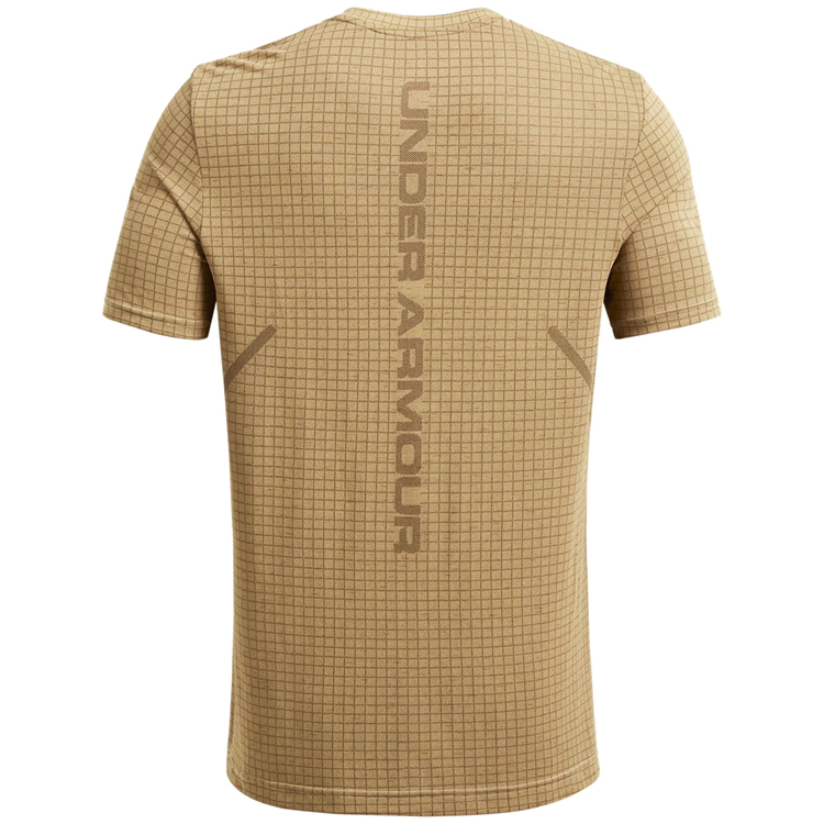 Tricou bărbătesc Under Armour Vanish Seamless Grid SS L Maro photo 4