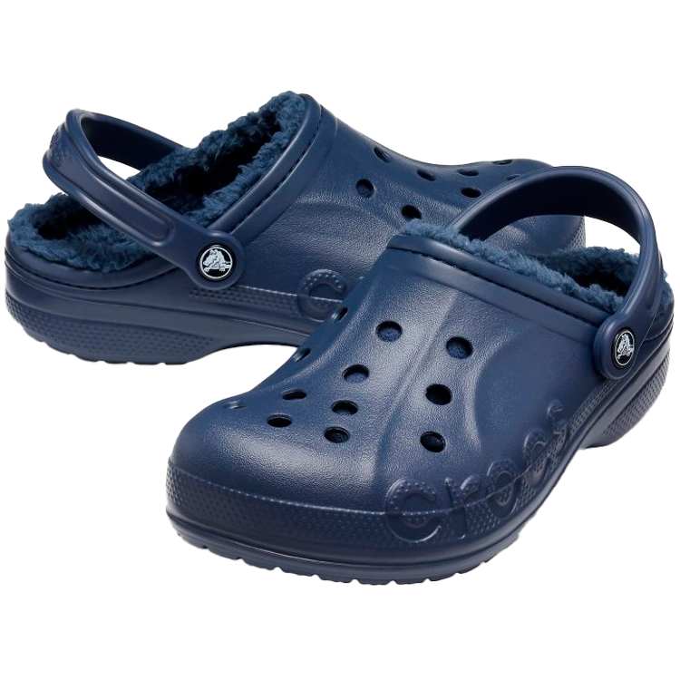Шлепанцы Crocs Baya Lined / Мужской / 42-43 / Синий photo 3